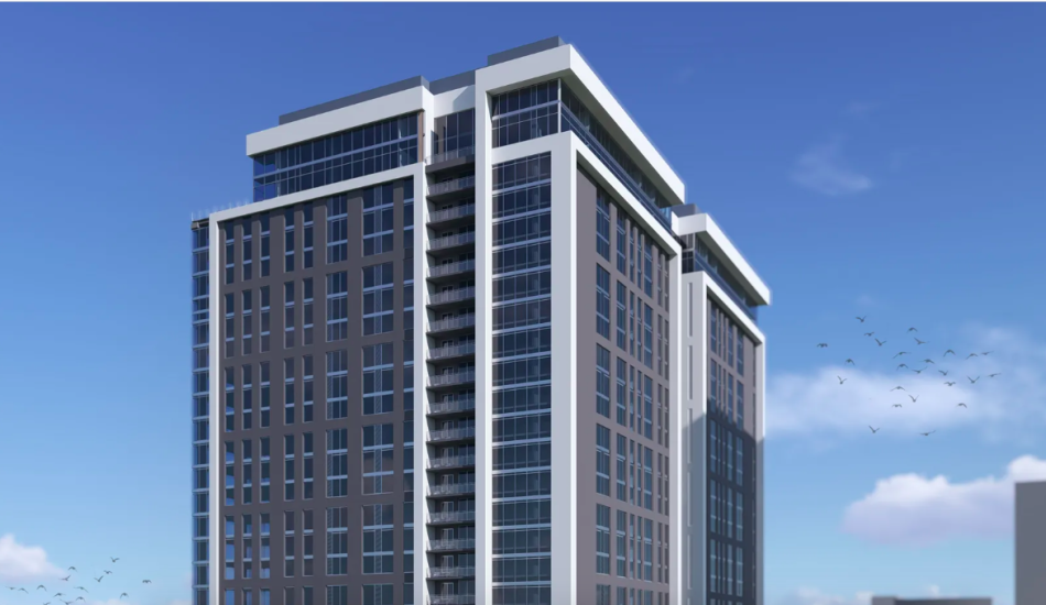 A sophisticated, higher vision is emerging for the Midtown Tower adjacent to the university