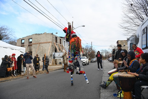 Groundbreaking ceremony for the MLK Museum in Camden, December 7, 2024