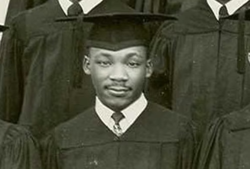 Morehouse College MLK graduate photo