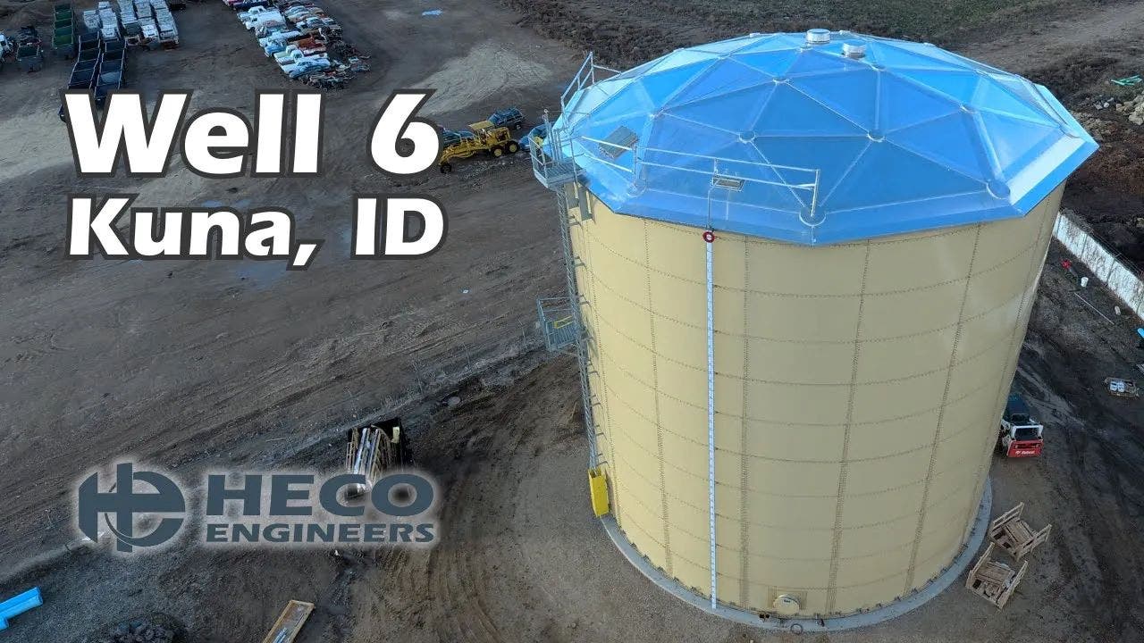 Water Storage Solutions: Kuna Well 6 reservoir and booster station completed