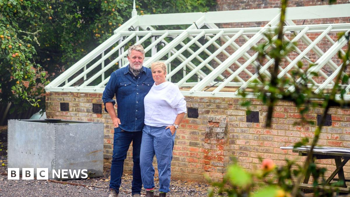 Wiltshire couple revive walled Georgian garden into dream home