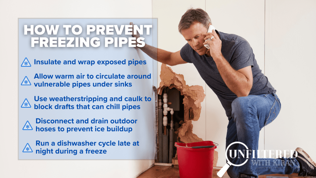 Protect your home and pipes from the impending frost