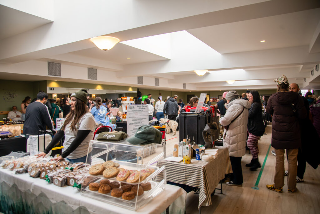 Market your calendars: Edgewater's indoor market allows for eco-friendly shopping