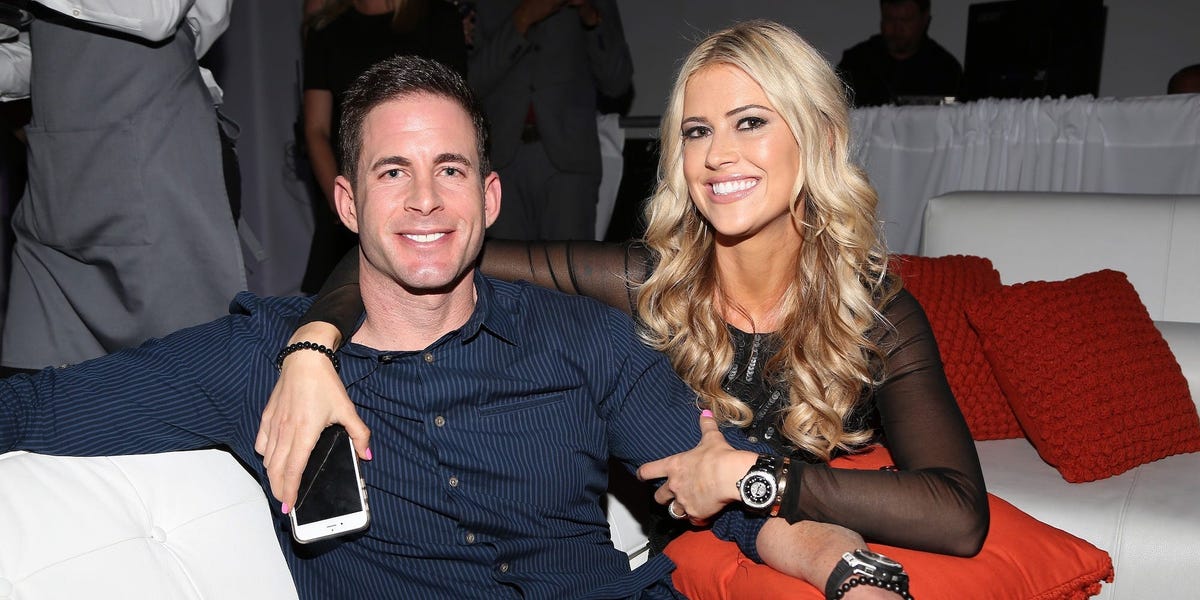 HGTV Stars Tarek El Moussa and Christina Haack's relationship time bar