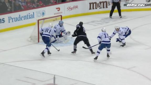 Noesen's goal in overtime puts the Devils past the Lightning 3-2