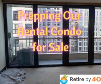 Preparation of our rental apartment for sale