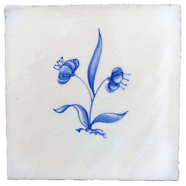 Myrtle Rustic Delft tile