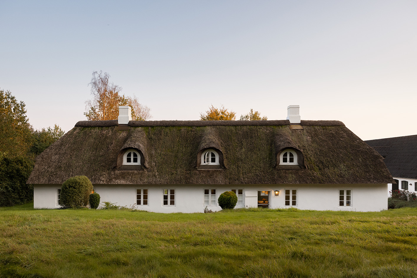 Dinesen Country Home with handcrafted wooden interior and neutral colors in the Danish countryside