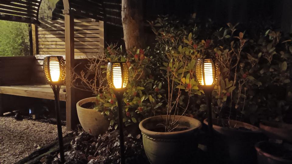 Solar flame torchy lights