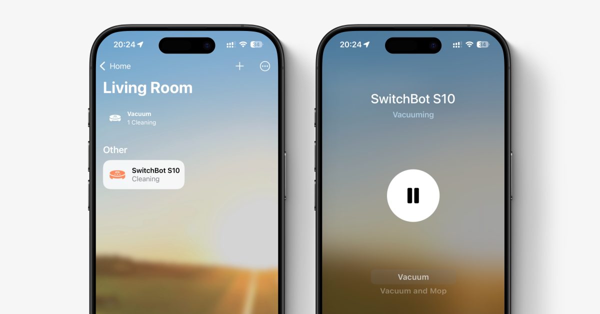 iOS 18.4 Home app adds support for matter robot vacuum