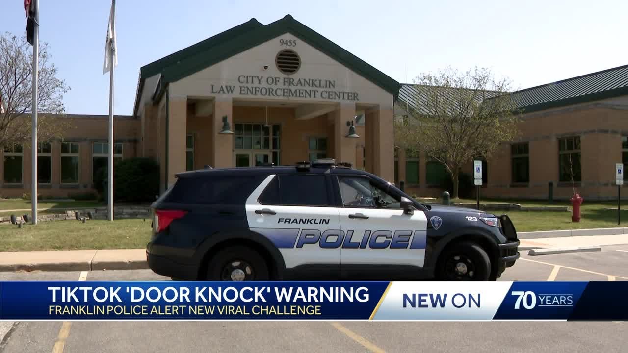 Franklin Police warns of Tikok 'Door -Knock Challenge' - YouTube