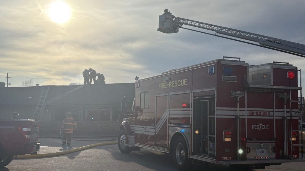 Minor damage to exhaust systems and roof to the family table restaurant after the fire Tuesday evening