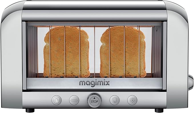 Toaster with a view through the window