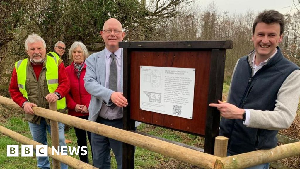 Volunteers celebrate the restoration of Codsall Lepra