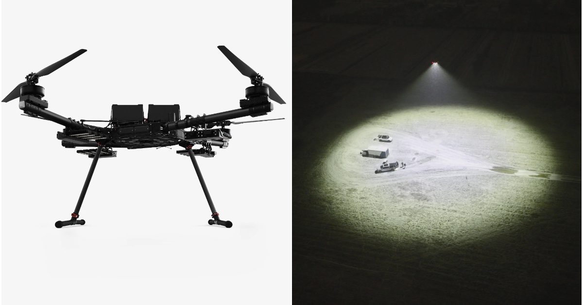 Do you need light? This 60,000 dollar drone can handle a soccer field