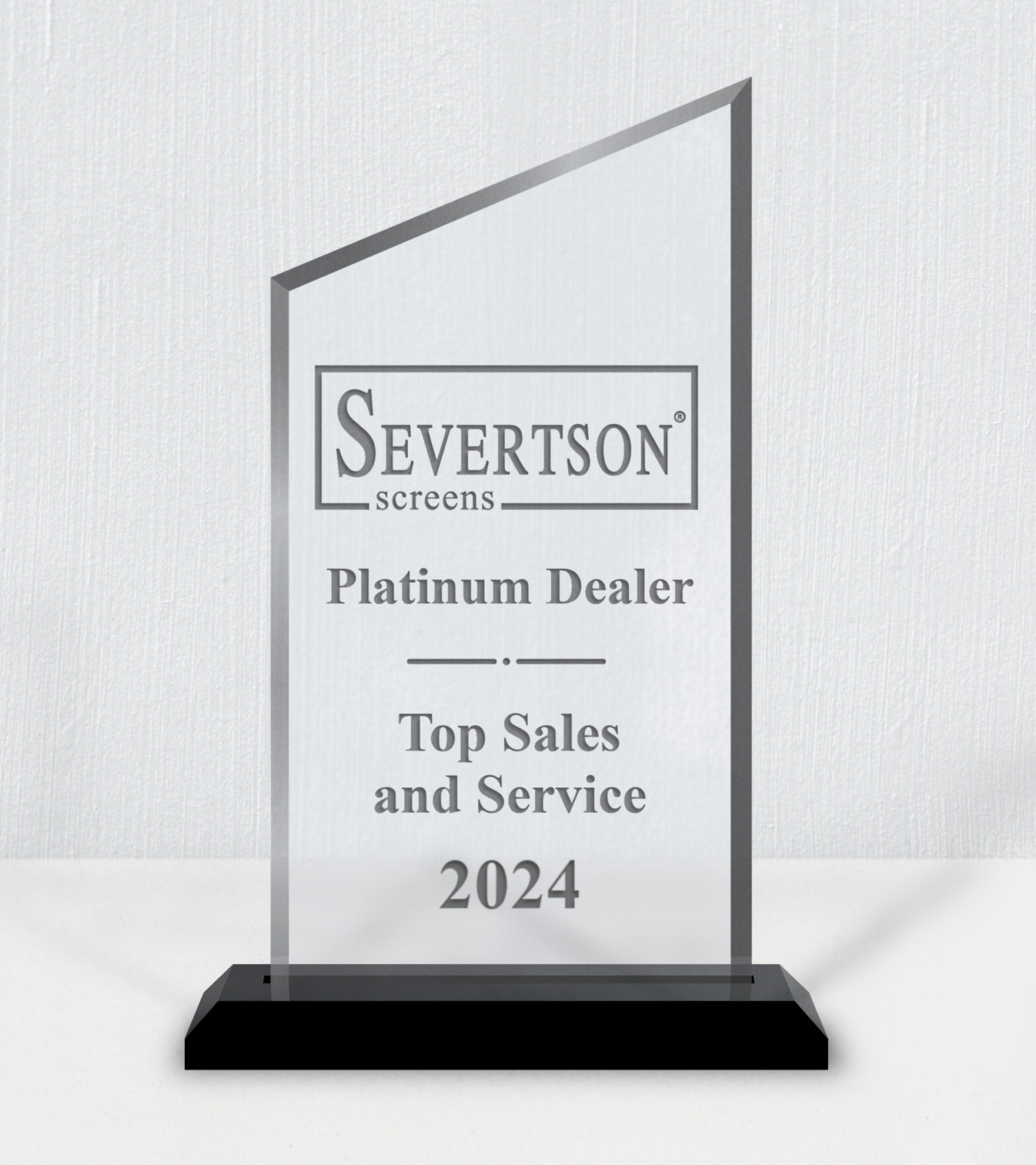 Severson screens celebrate 2024 Platinum Dealer Award winner