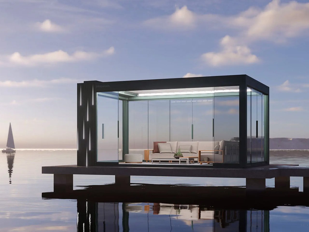 This award-winning solution for intelligent, solar-powered outdoor people revolutionizes modular spaces