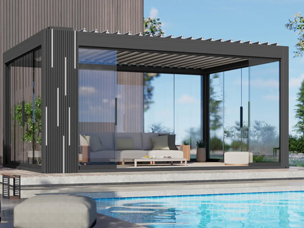 This award-winning solution for intelligent, solar-powered outdoor people revolutionizes modular spaces
