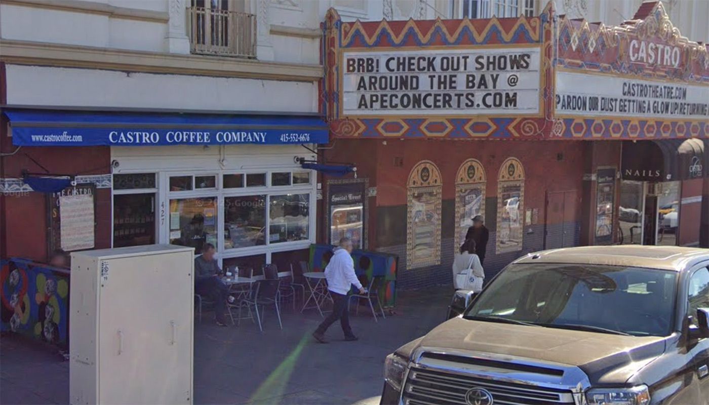 Another planet that clears long -time Castro Coffeeshop and Nagel Salon, probably for cash areas for Castro Theater