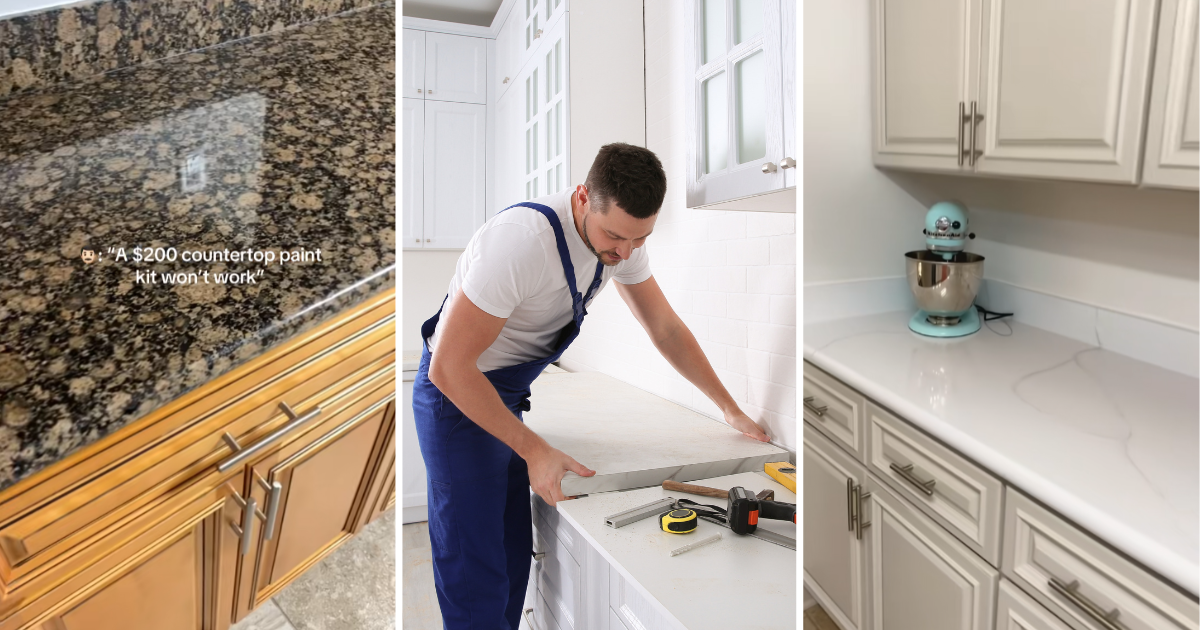 Do you love the strength of granite worktops, but not the current type of your kitchen? This tictoker has a great option for you. Kitchen