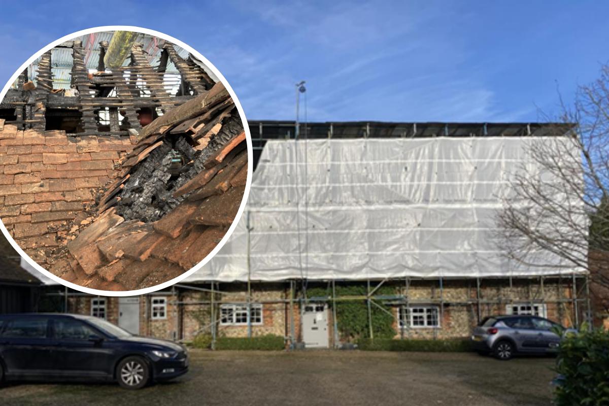 Fire damaged by the 16th century, listed farmhouse renovations approved