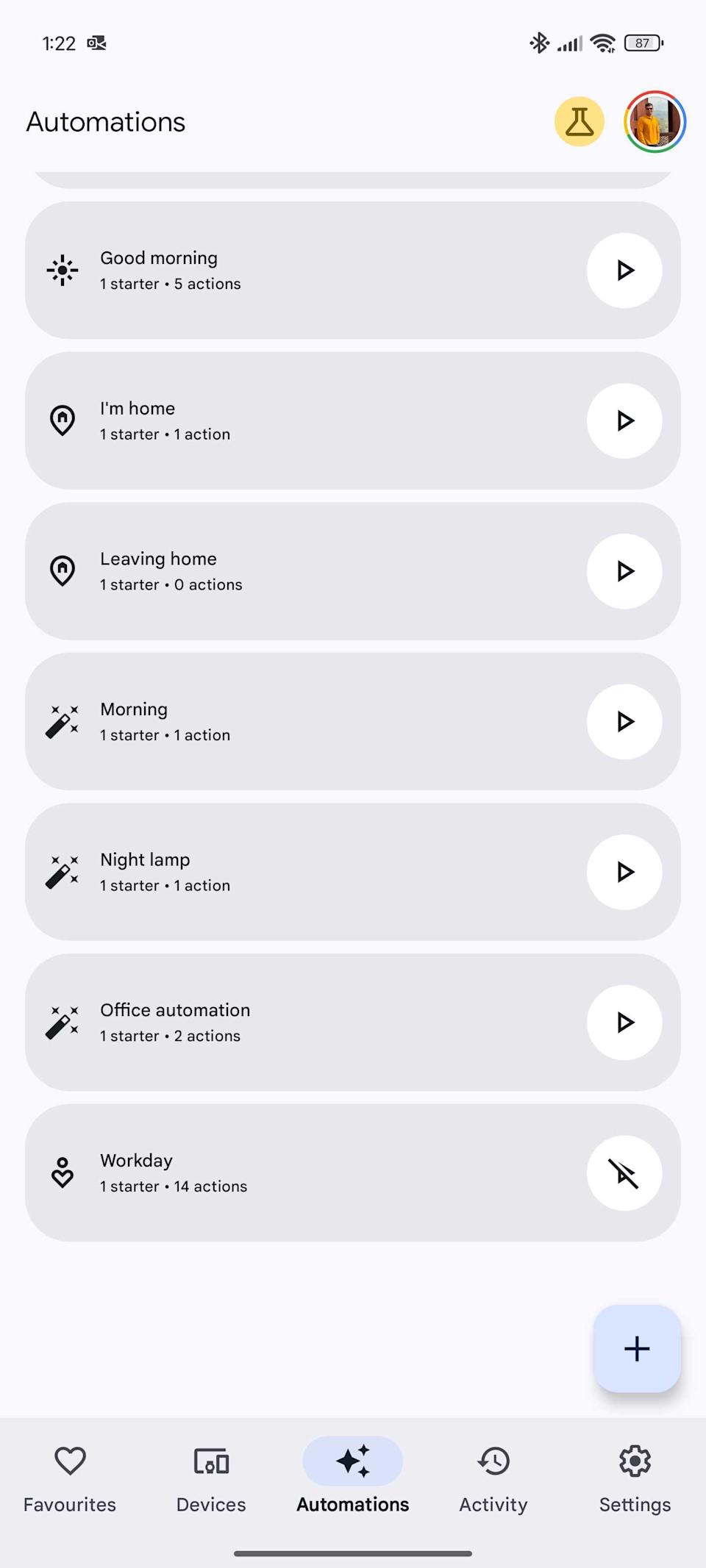 Google Home Automation