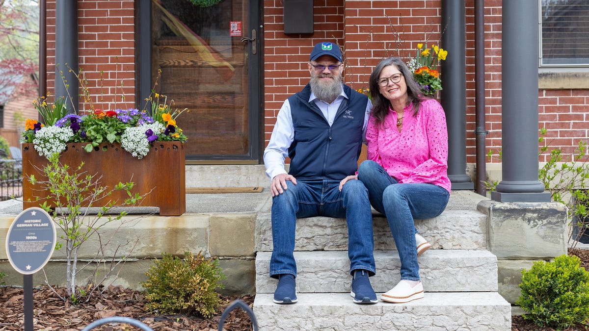 In a historic German village house restoration