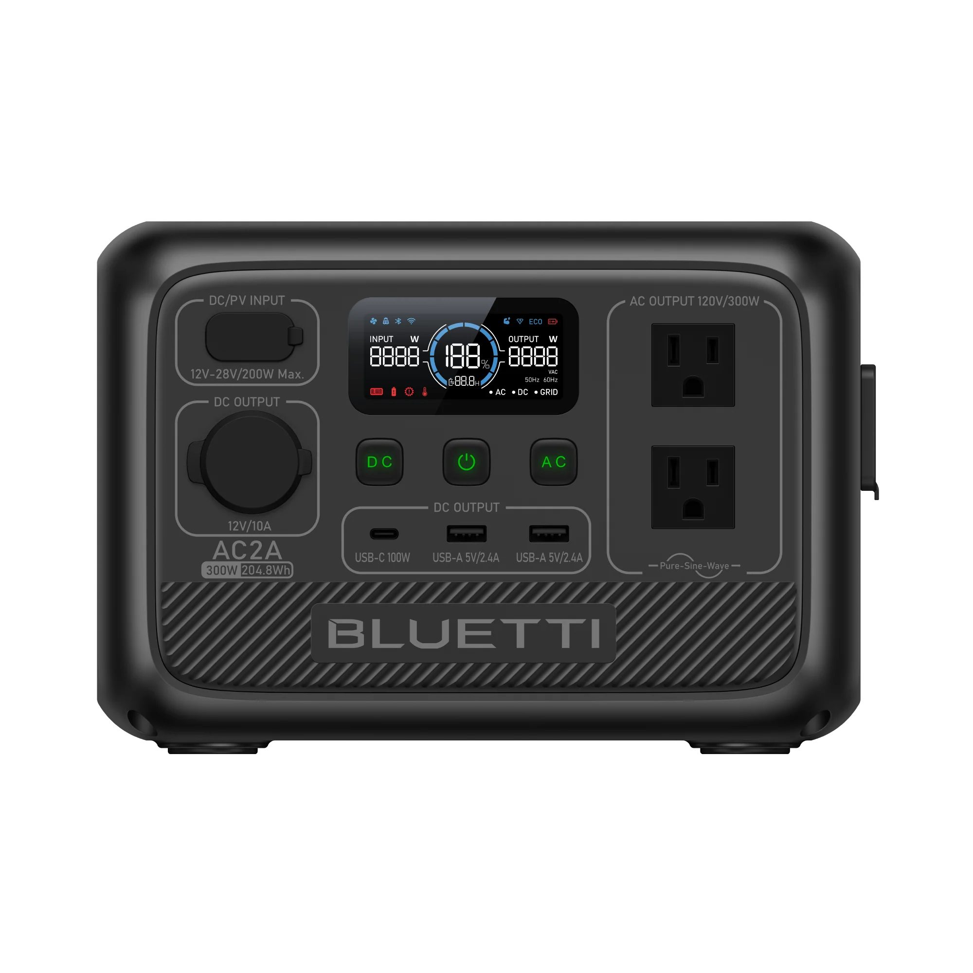 Bluetti AC2A portable power plant 300W