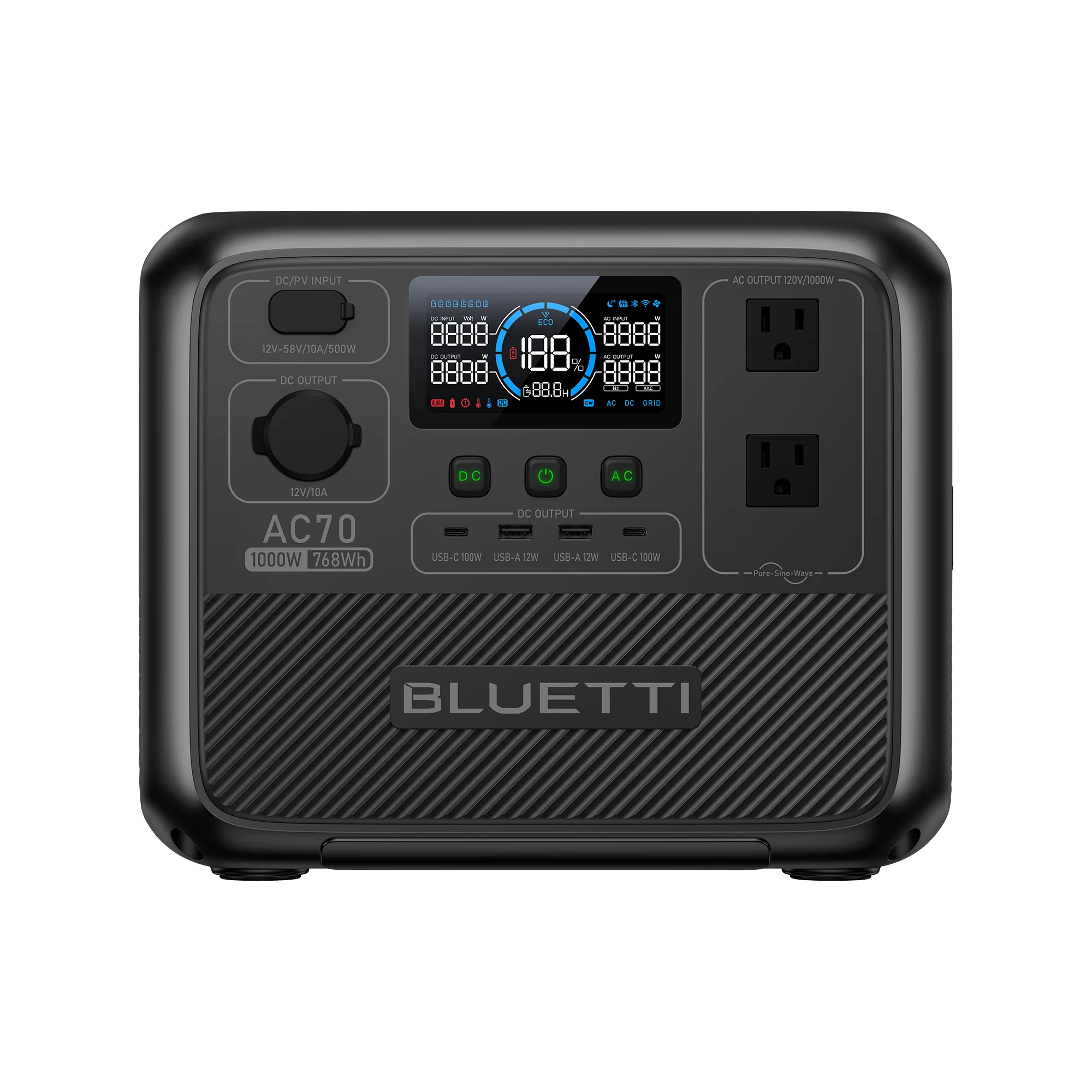 Bluetti AC70 portable power plant