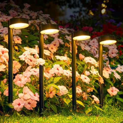Ahaorigin 8 Pack Solar Standway lights outdoors, solar lights for outside