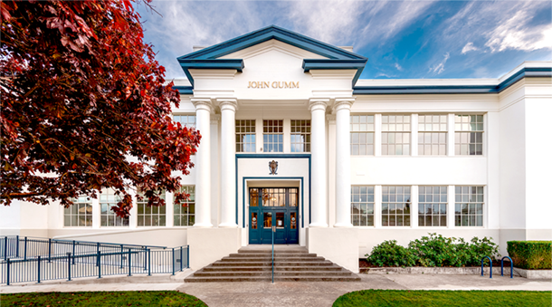 Historical John Gumm Building is reopened as a community center