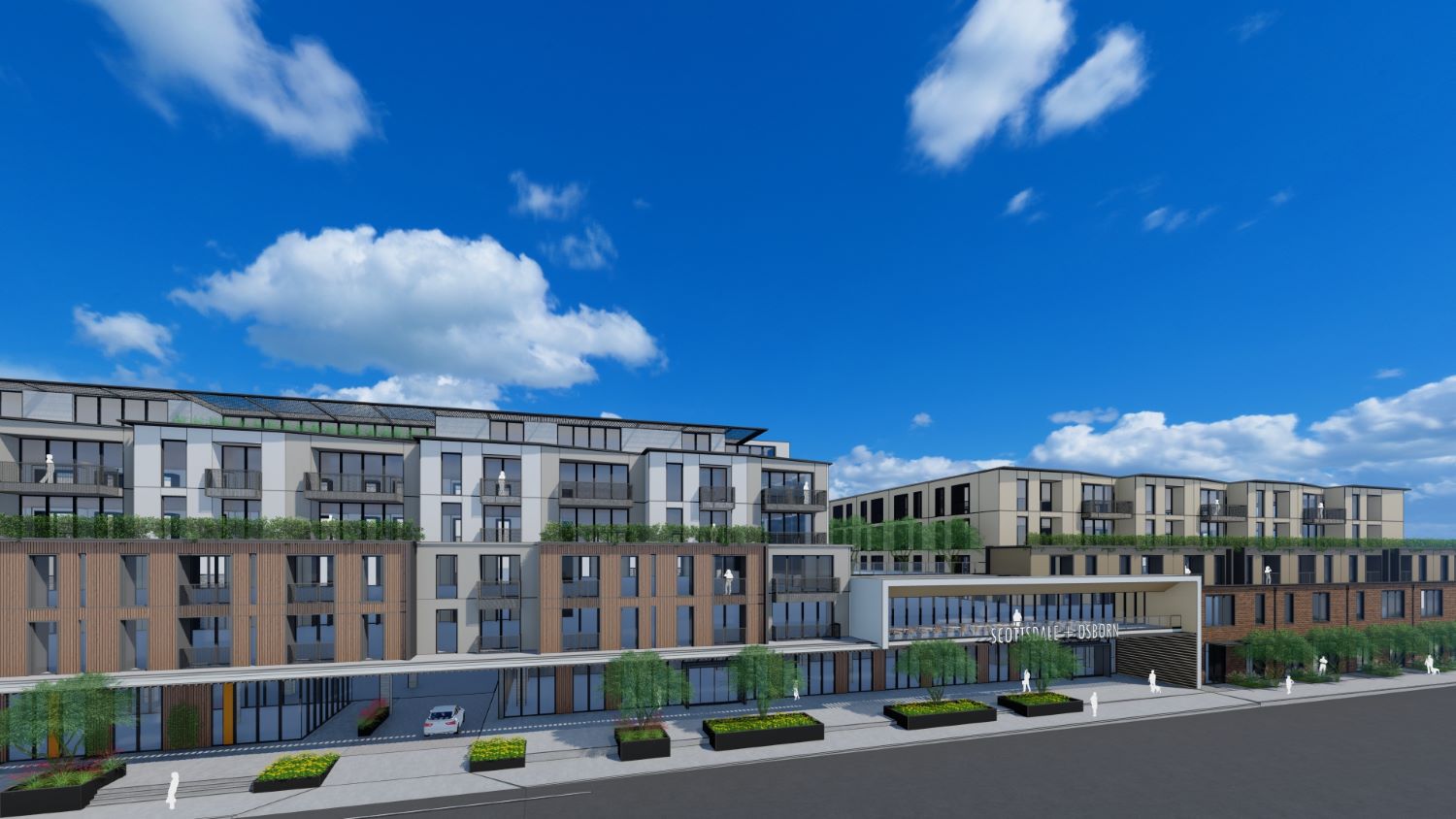 The first walk -in senior citizens' community of Old Town Scottsdales breaks the ground