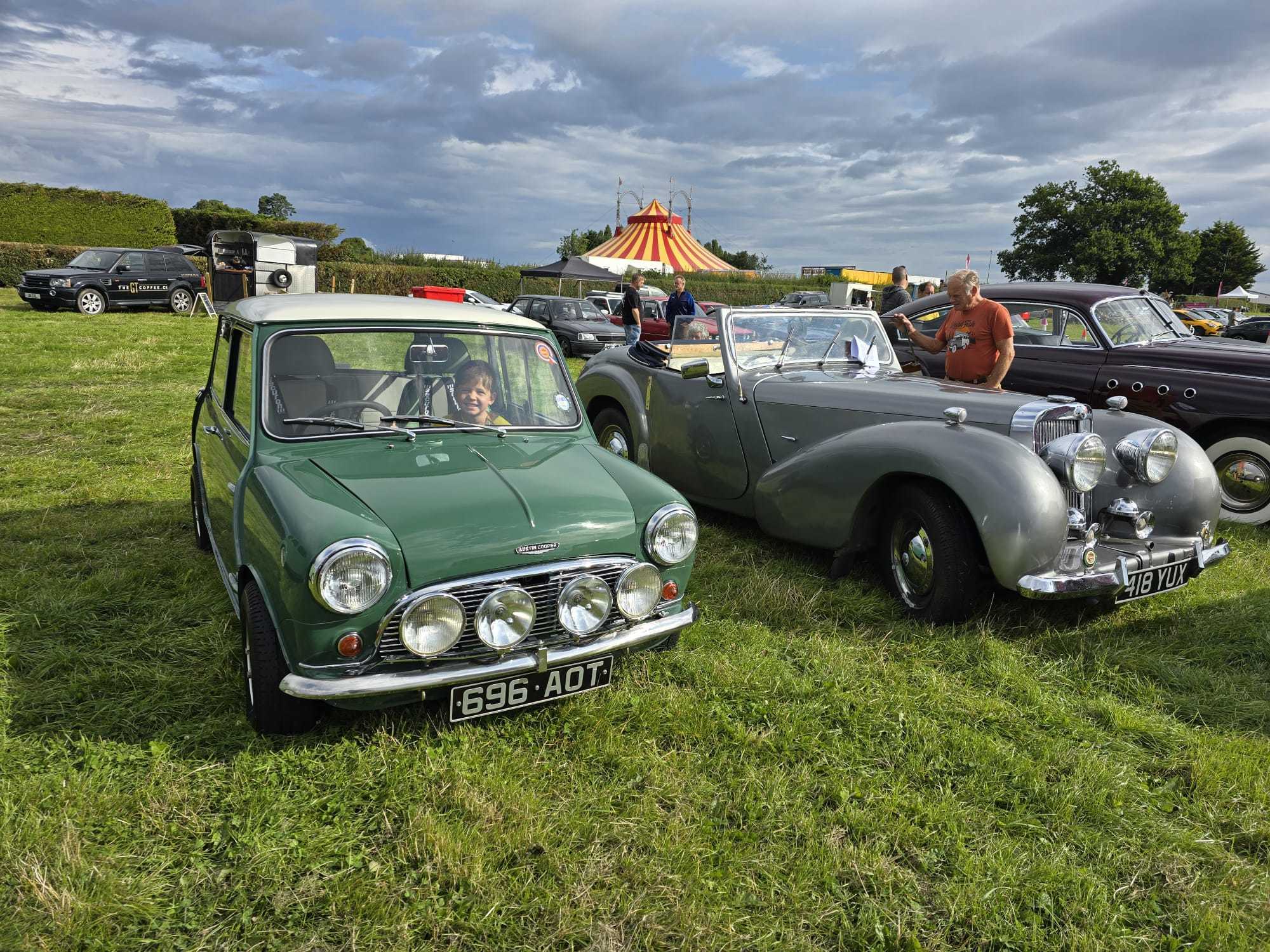 The restored mini in the 2024 motor.