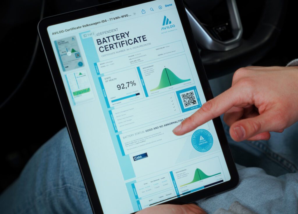 Loaded EVS | Aviloo updates its EV battery certificate with diagnostic, benchmarking and range knowledge at the cell level