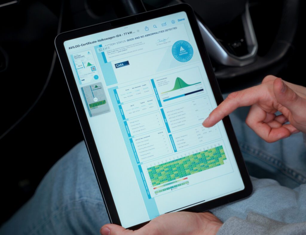 Loaded EVS | Aviloo updates its EV battery certificate with diagnostic, benchmarking and range knowledge at the cell level