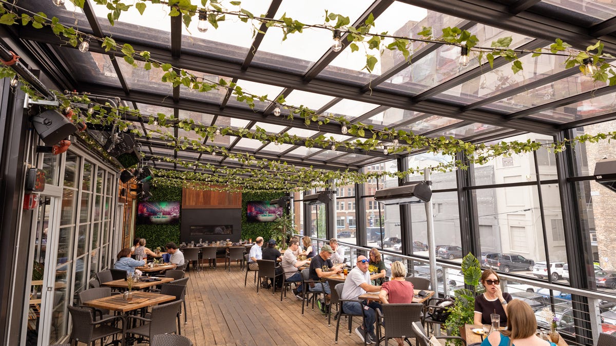Milwaukee Rooftop Patio in Cafe Benelux is open again after the conversion