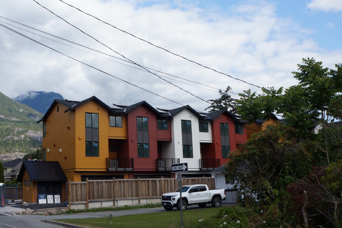 Squamish Eco-Townhomes include birdhouses and solar collectors