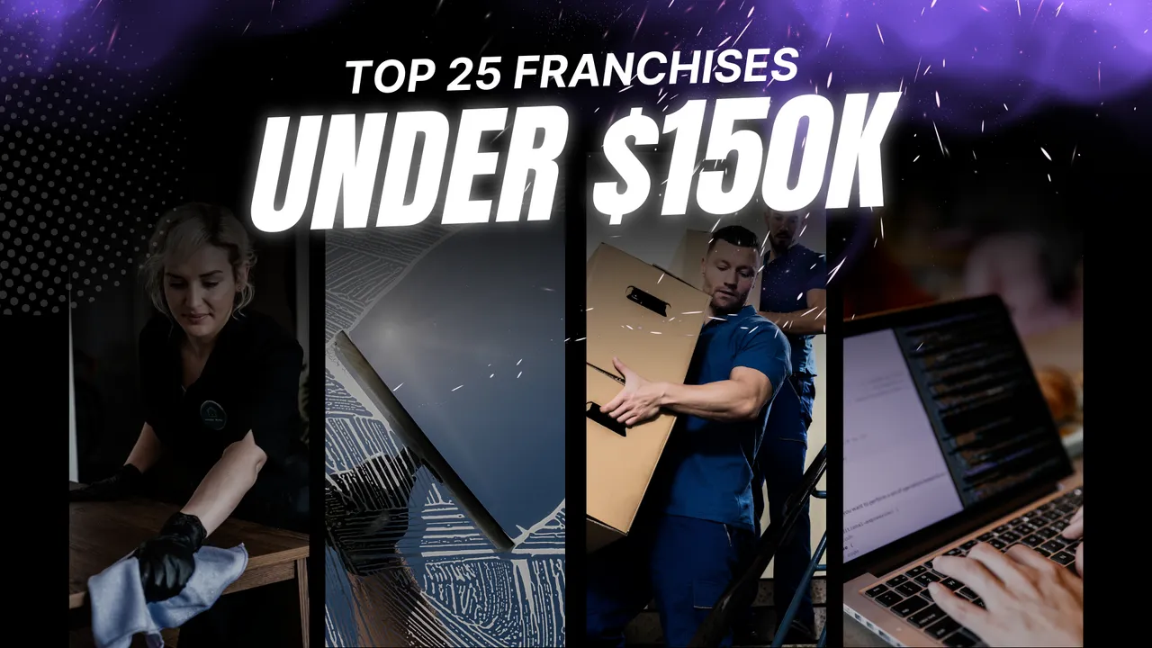 The OP 25 franchise company under 150,000 US dollars to own in 2025