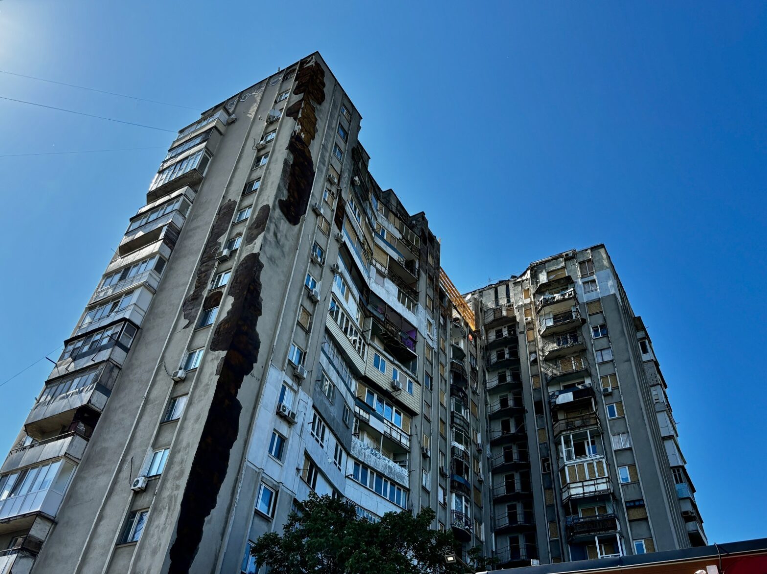 The residents of Odesa return to the skyscraper damaged by Russians after recovery :: intent :: Ukrainian media :: intent