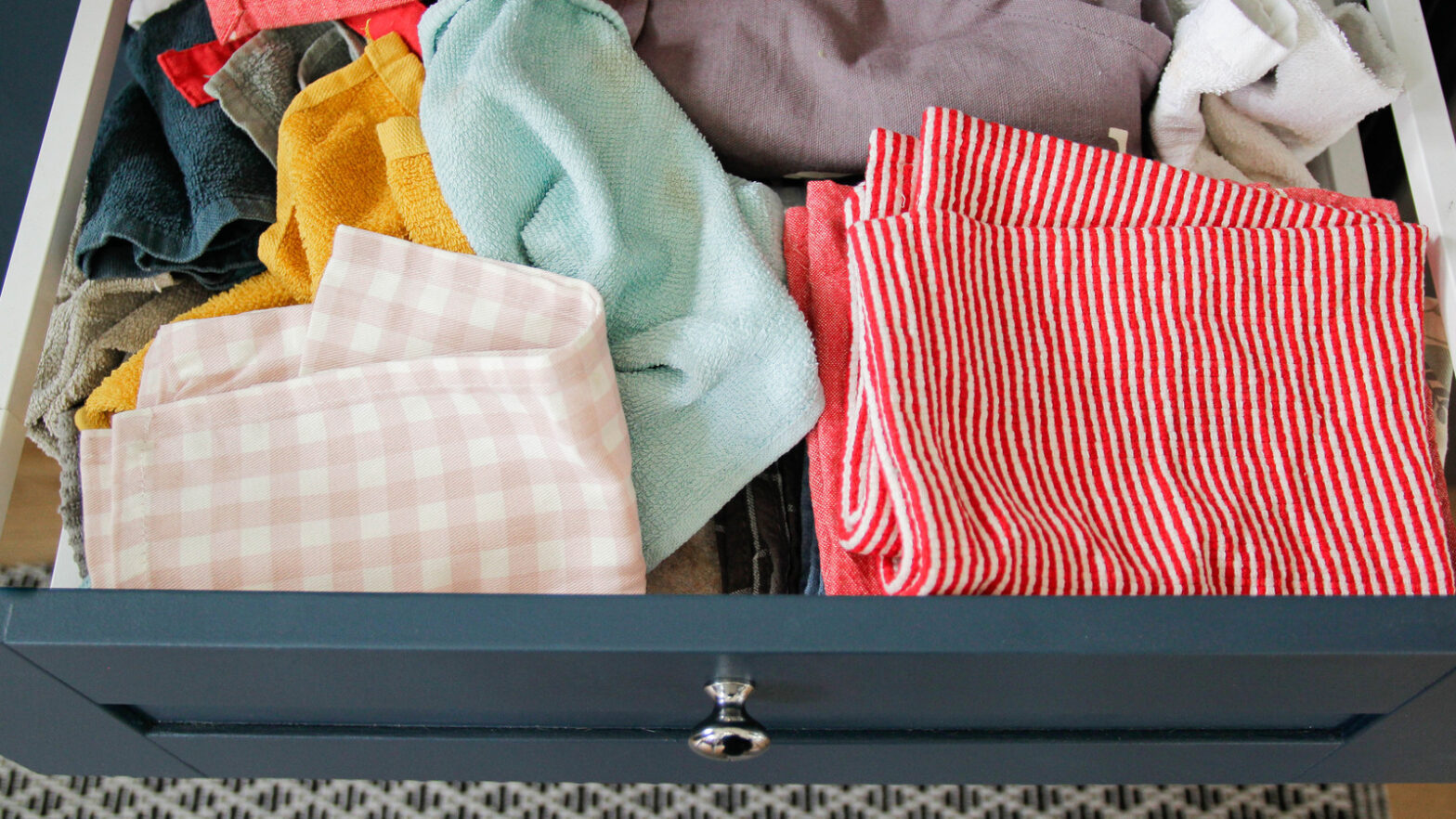 The affordable dollar tree solution for organized cleaning cloths