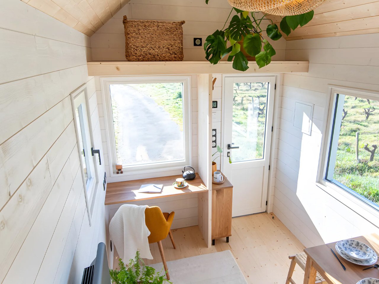 French tiny house offers an ideal solution for home office for long -distance workers who are looking for comfort and efficiency