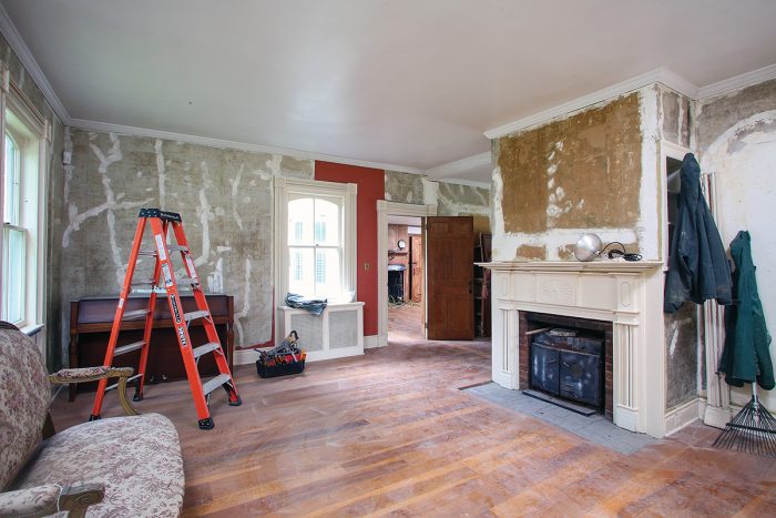 Restoration of a 250 -year -old house in Connecticut