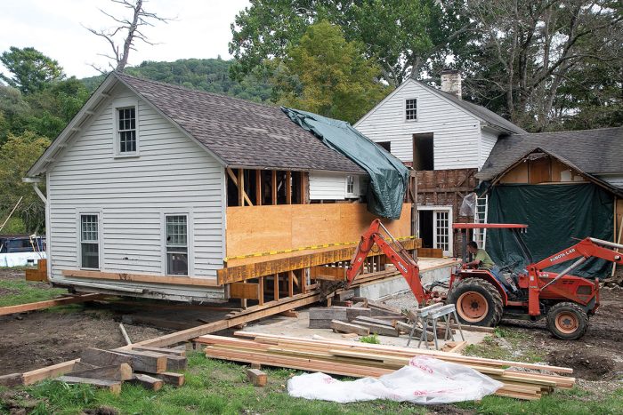 Restoration of a 250 -year -old house in Connecticut