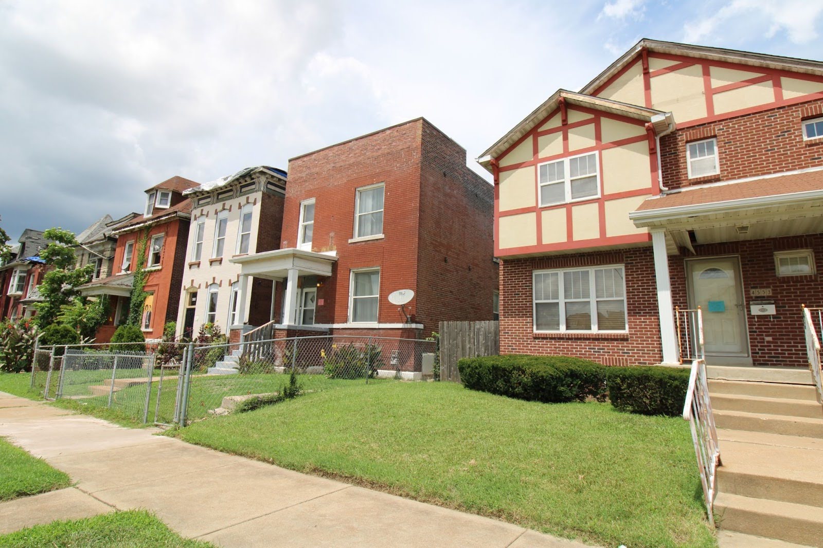 Front Street View by Ms. Holmes' house, which was essentially damaged by May 16.