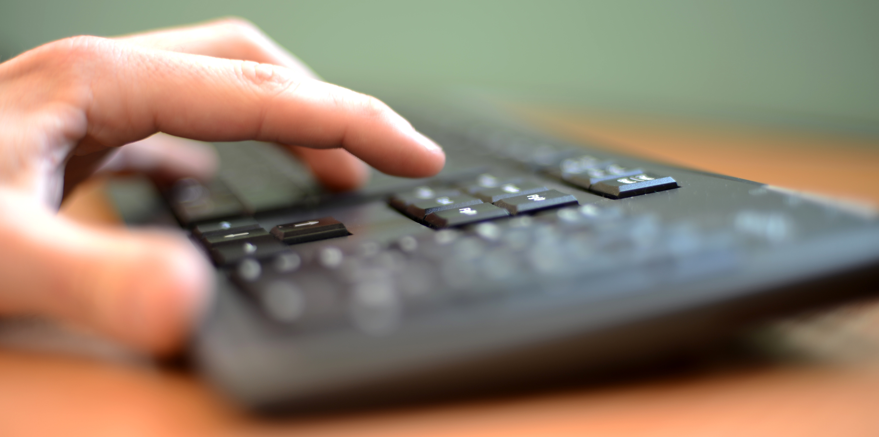 Manntype on the computer