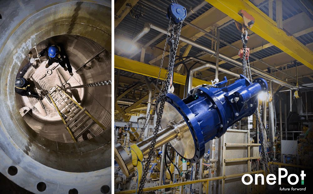 Loaded EVS | Nano One increases the throughput capacity of the battery cathode material by 50% with a new agitator