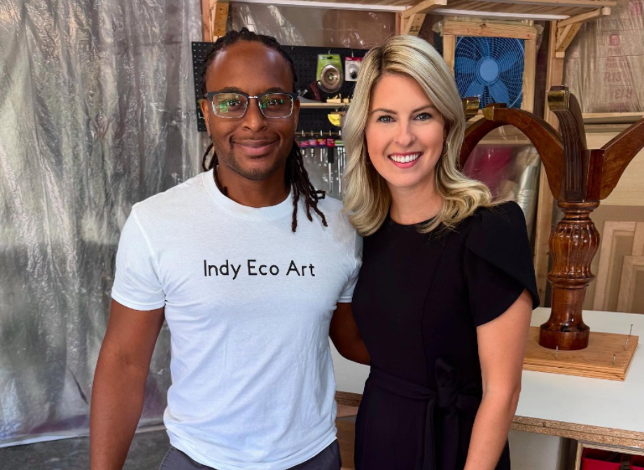Indianapolis Woodworker Crafts Environmental -friendly Designs - Indianapolis News | Indiana Wetter | Indiana traffic