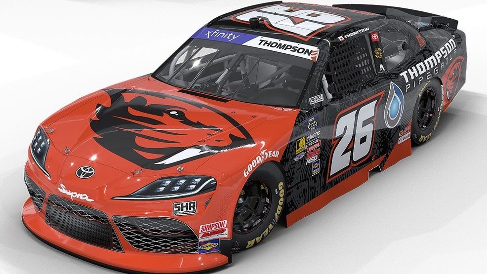 Oregon State University works with Sam Hunt Racing for the Nascar event in Portland
