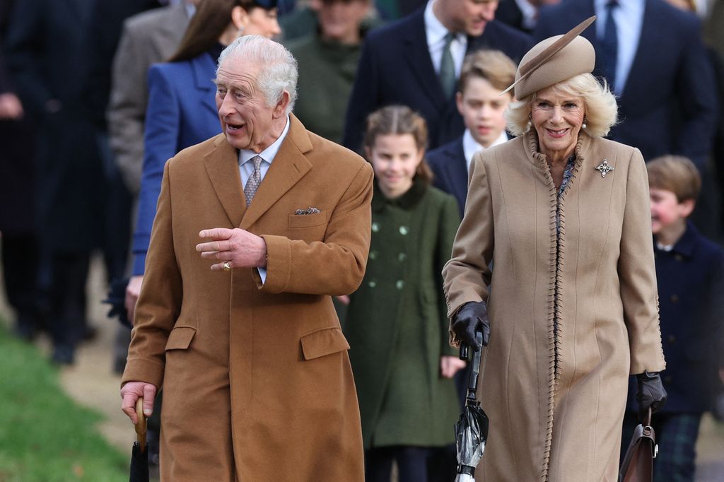 Charles and Camilla lead the Royals on Christmas Day 2023 