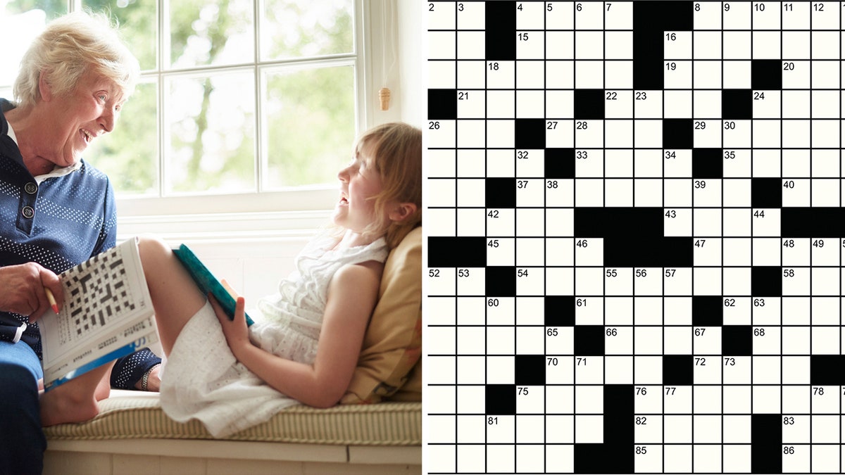 Crossword -puzzle -plit -aoma and granddaughter divided